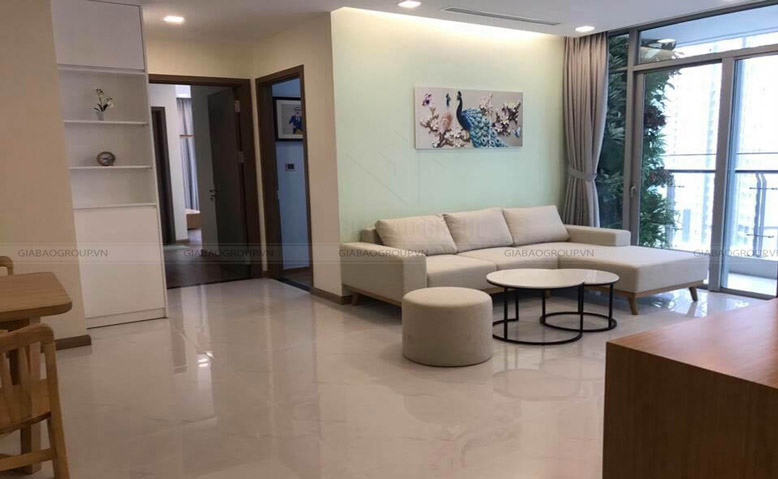Thiết kế thi công nội thất căn hộ cho phòng khách