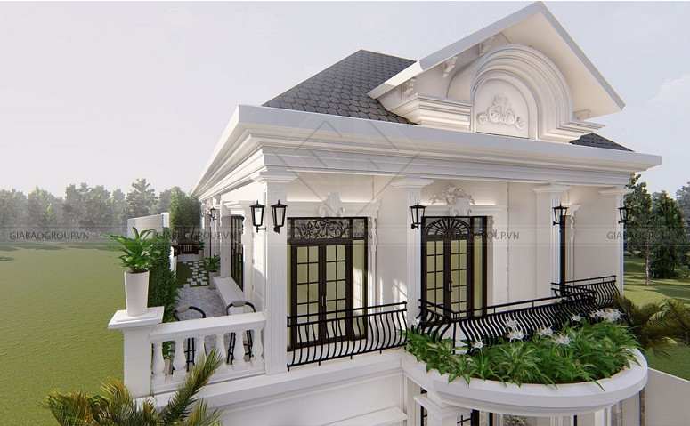 Mẫu biệt thự tân cổ điển đẹp sang trọng, tinh tế