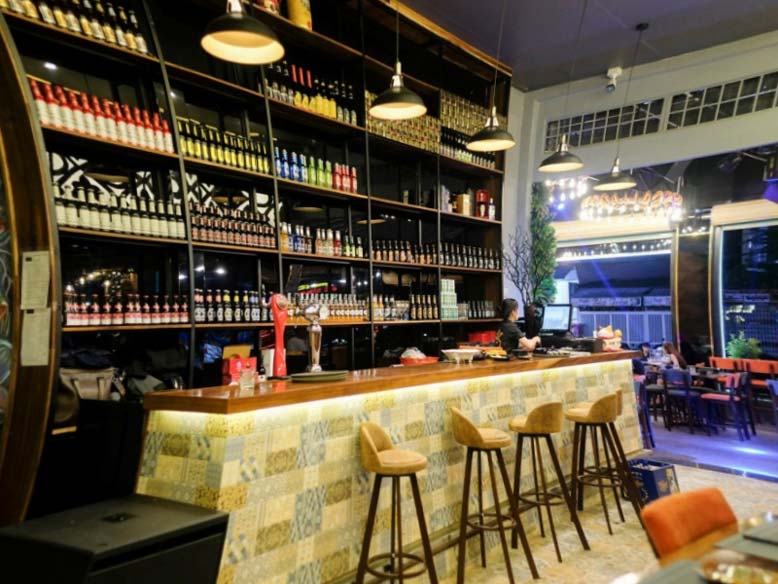 thiết kế quầy bar mang lại sự thoải mái