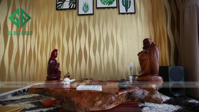 Phòng thư giãn của nhà phố đẹp 3 tầng