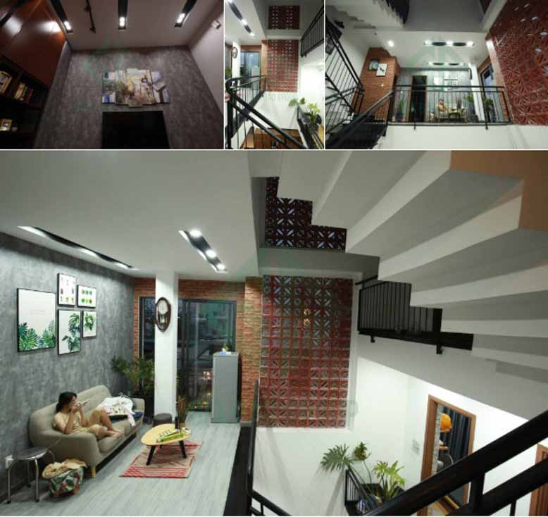 Hình ảnh hoàn thiện nội thất thi công nhà phố 3 tầng hiện đại kết hợp biệt thự mini