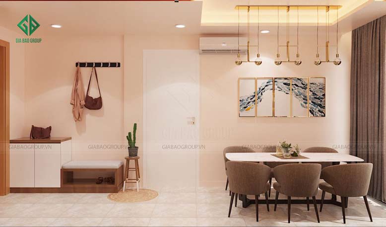 Thiết kế nội thất căn hộ Đảo Kim Cương cho phòng ăn Thiết kế nội thất căn hộ Đảo Kim Cương cho phòng ăn