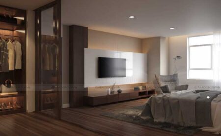 Thiết kế nội thất căn hộ chung cư Penthouse đẹp, đẳng cấp tại quận 7