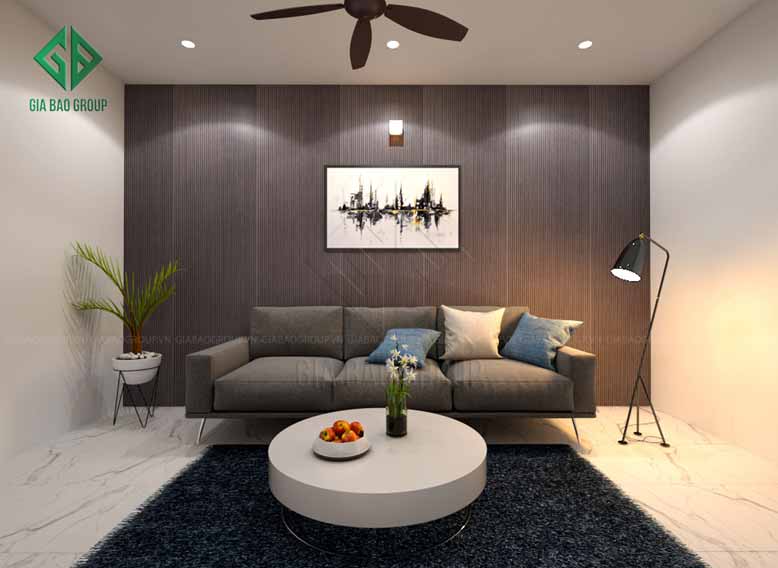 Trong thiết kế nội thất nhà phố lavila phòng sinh hoạt hiện đại lại cực kì đơn giản