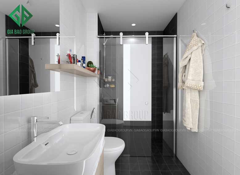 Thiết kế nội thất nhà phố lavila - phòng tắm dành cho con