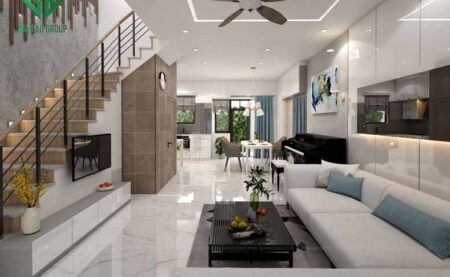 Thiết kế nội thất nhà phố Lavila phong cách hiện đại – NTNP01