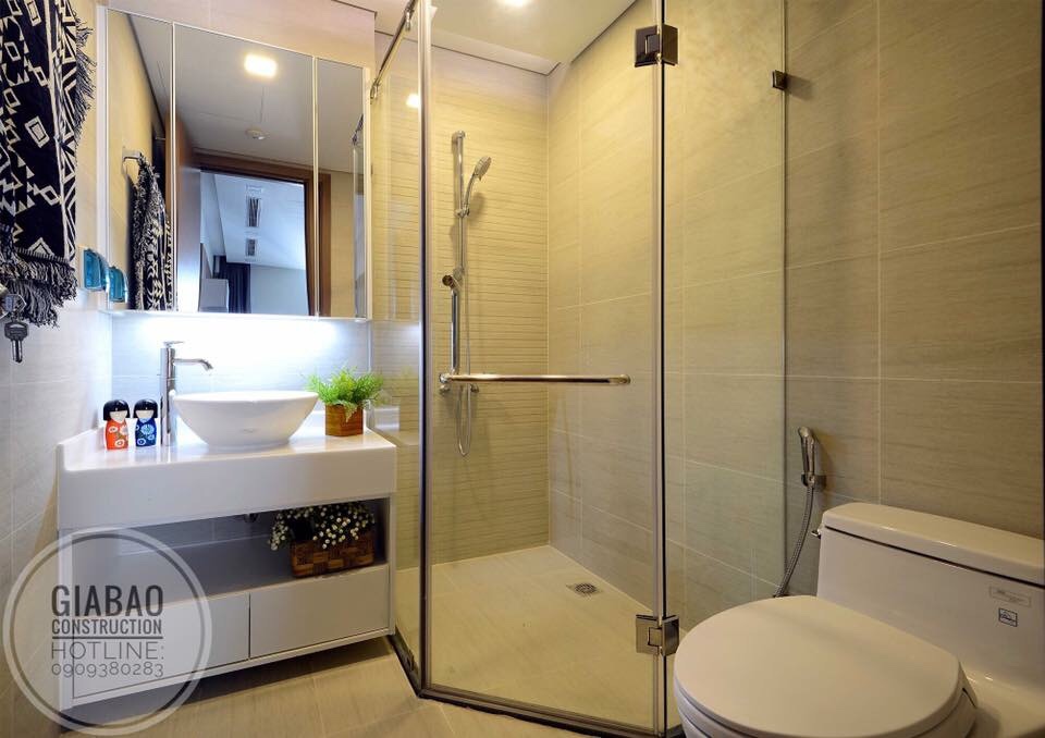 Thi công nội thất căn hộ chung cư cho phòng tắm