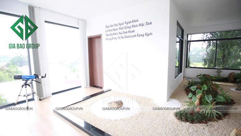 tiểu cảnh khô thi công nhà anh tâm