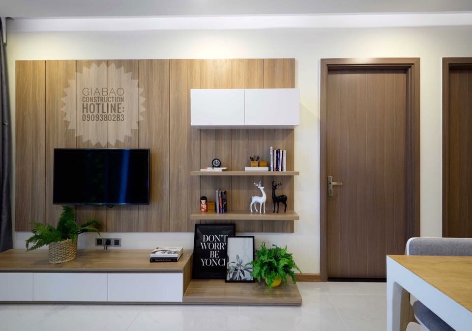Thi công nội thất căn hộ chung cư cho phòng khách