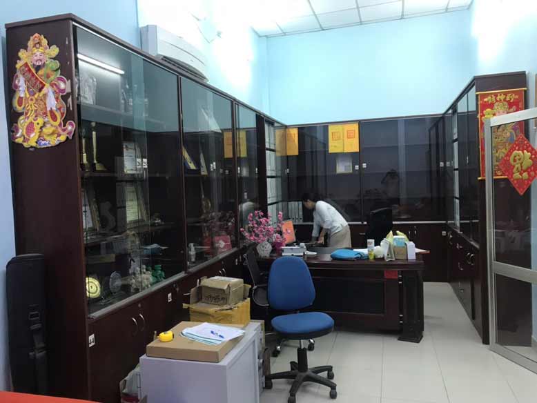 Ảnh thực tế phòng làm việc của lãnh đạo trước khi thi công