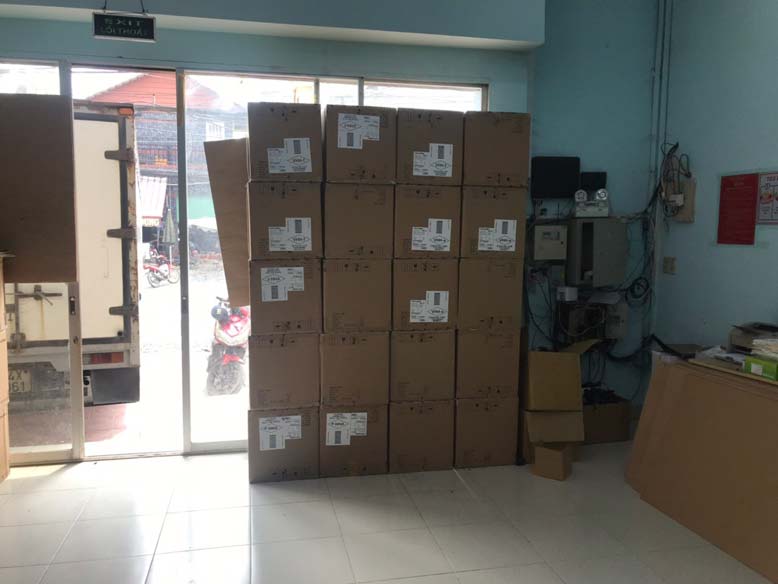 Ảnh thực tế nội thất văn phòng chưa thi công