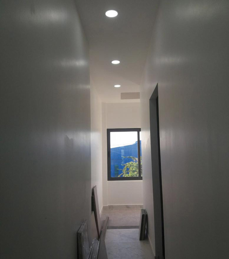 Thi công bên trong nhà phố 3 tầng hiện đại