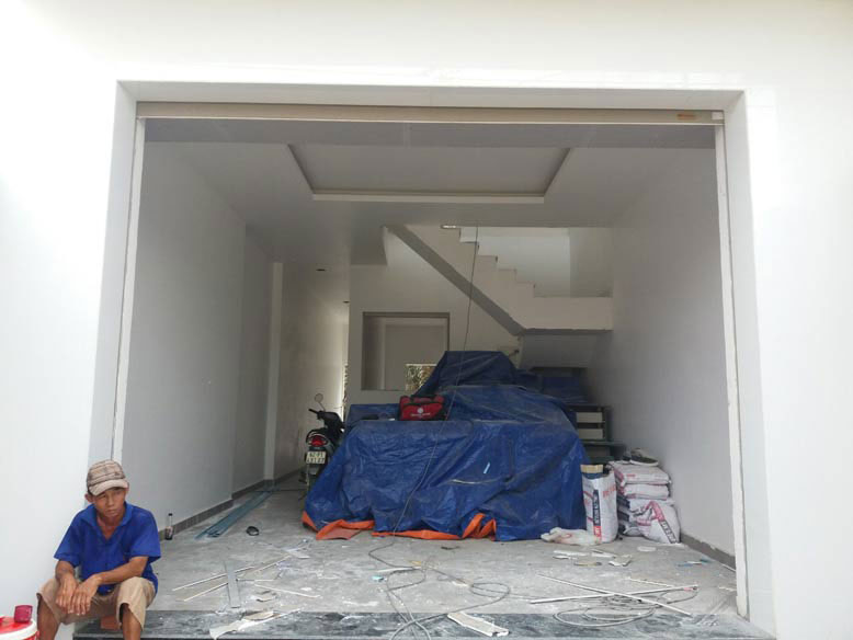 Hình ảnh thực tế nhà phố 3 tầng hiện đại dẫn hoàn thiện