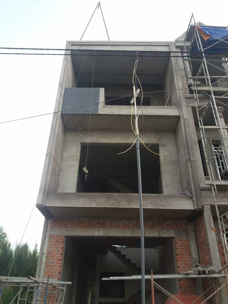 Thi công nhà phố 3 tầng hiện đại