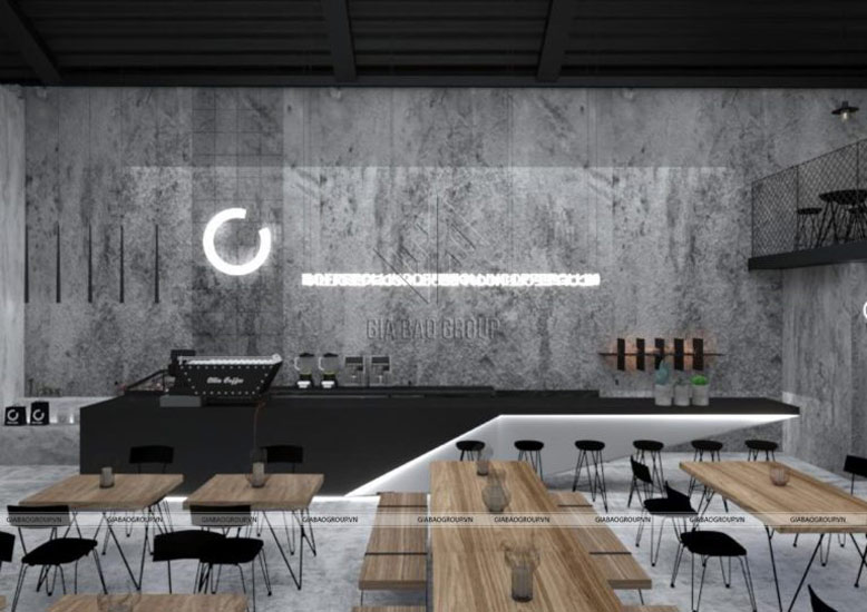 Trang trí không gian quán cafe siêu chất