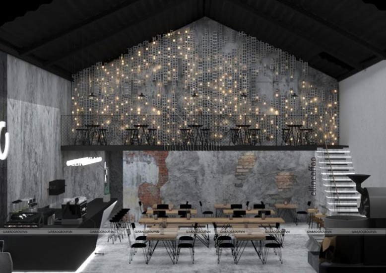 Thiết kế quán cà phê đẹp, nội thất ấn tượng – Chuỗi café Ollin