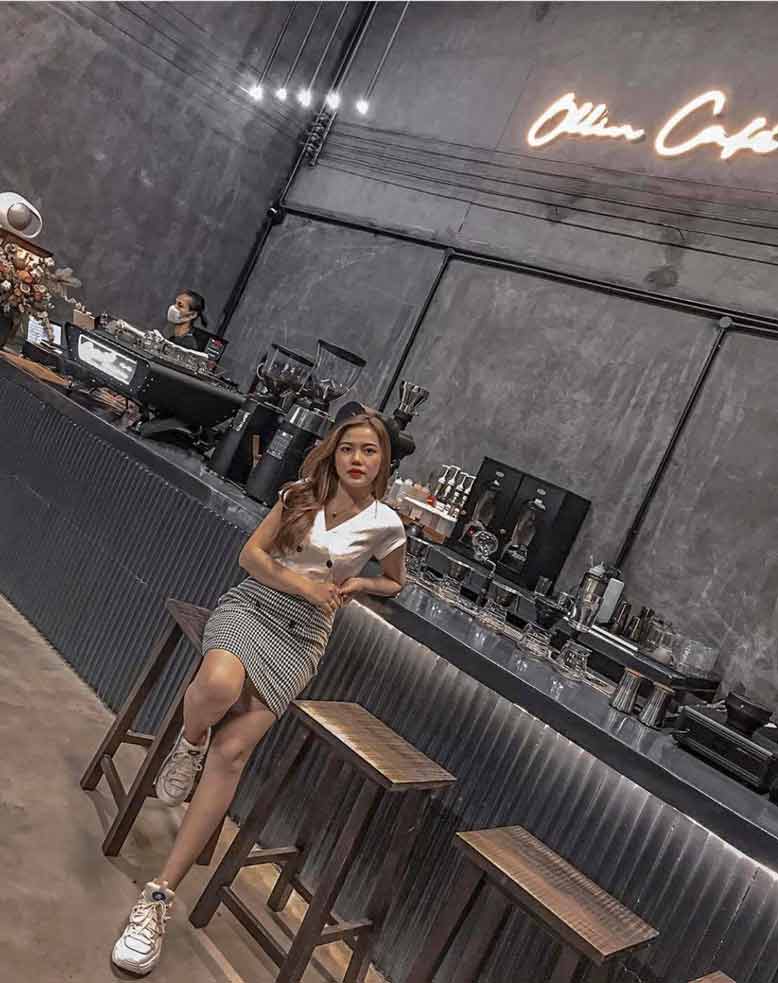 Một số góc chụp cực chất với công trình thi công nội thất trọn gói quán cafe Ollin
