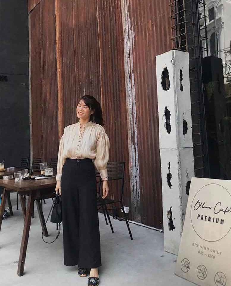 Check-in tại công trình thi công nội thất trọn gói quán cafe Ollin