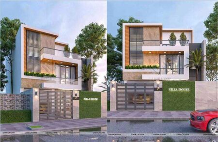 Thiết kế nhà phố 3 tầng đẹp sang trọng- phong cách hiện đại
