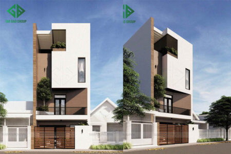 Mẫu thiết kế nhà phố 1 trệt 3 lầu hiện đại – Chị Nhị, Quận 9, TP. HCM