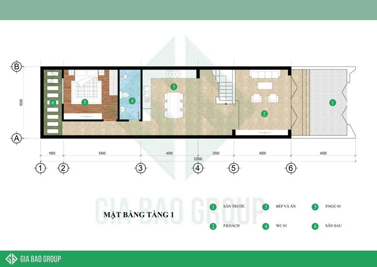 Bản vẽ Autocad nhà phố 3 tầng đẹp mang phong cách mới, hiện đại