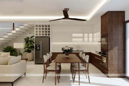 Mẫu nội thất nhà 2 tầng đẹp mĩ mãn- nhà phố Melosa Garden Khang Điền