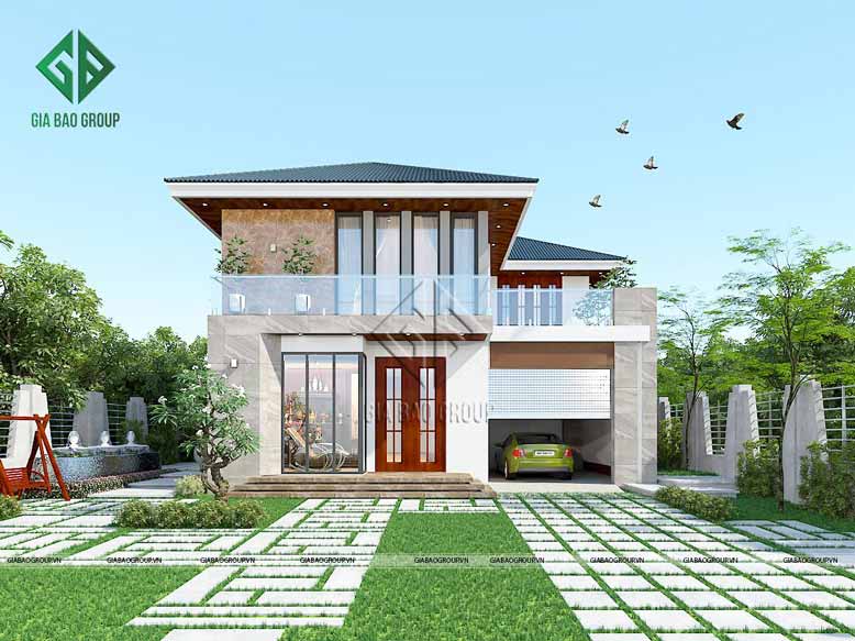 Ý tưởng thiết kế công trình biệt thự vườn nhà anh Lâm