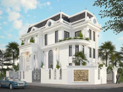 Thiết kế kiến trúc biệt thự tân cổ điển đẹp nguy nga, lộng lẫy tại HimLam, Quận 7