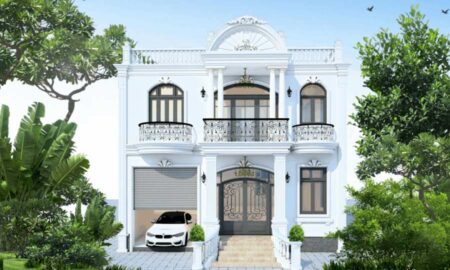 Chiêm ngưỡng mẫu thiết kế biệt thự 2 tầng sang trọng đẹp lung linh tại Bình Phước