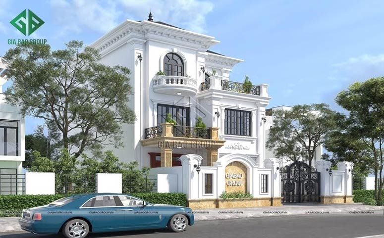 Mẫu biệt thự kiểu Châu Âu đẹp