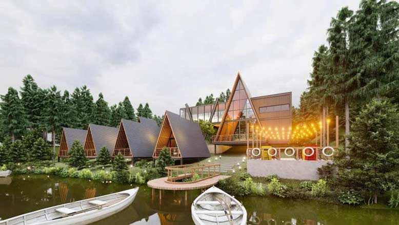 Thiết kế homestay rất độc đáo và hấp dẫn