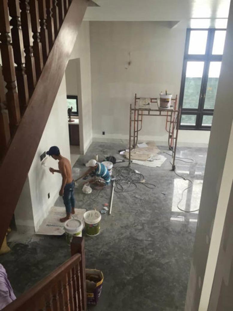 Thi công nội thất biệt thự - phòng khách