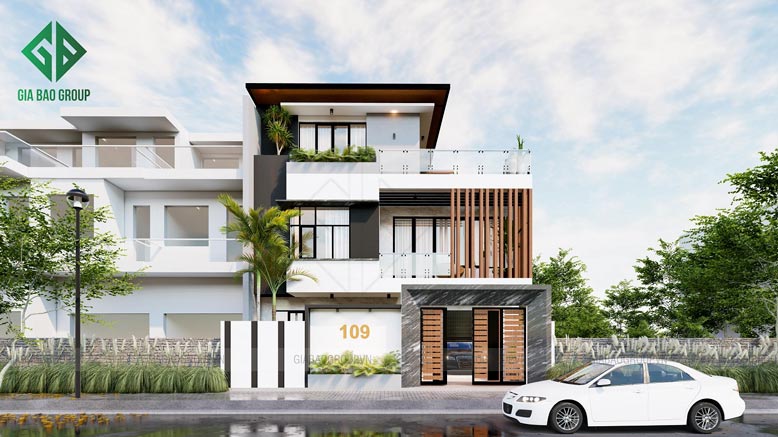 thiết kế kiến trúc nhà phố đa dạng, độc đáo