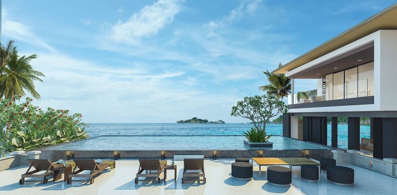 Hồ bơi vô cực hướng ra biển