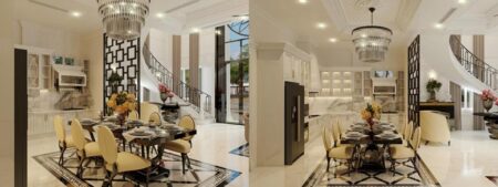 “Trầm trồ” mẫu nội thất tân cổ điển đẳng cấp nhà  A.Bình, Q7