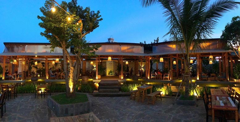 Thiết kế độc đáo của quán cafe sân vườn đẹp