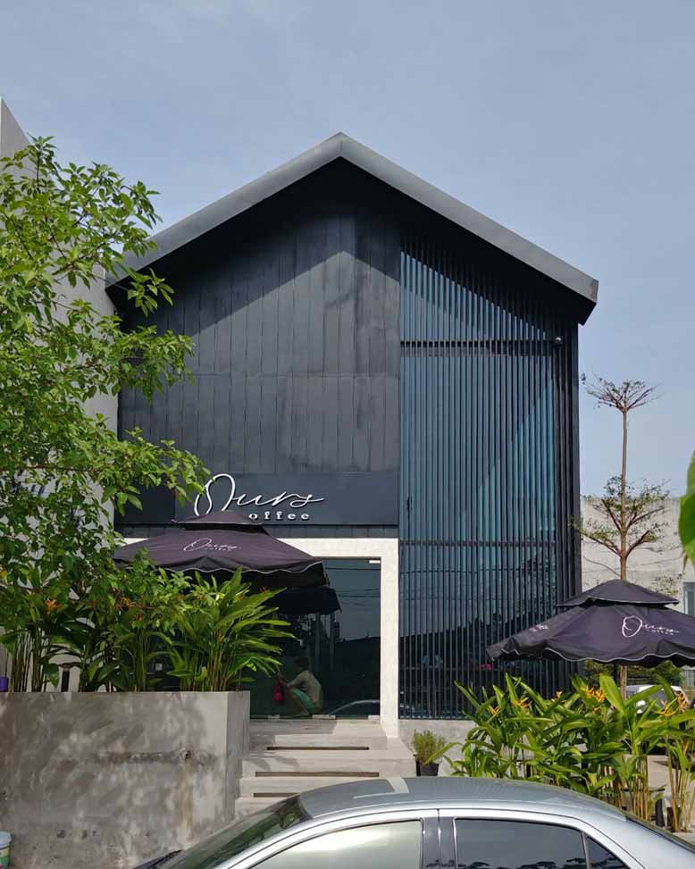 Hình ảnh thi công thực tế quán cafe đẹp 2