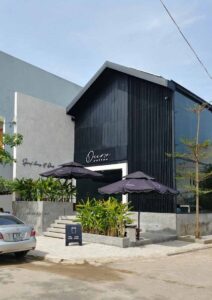 Thi công quán cafe Ours Coffee phong cách hiện đại, thời thượng