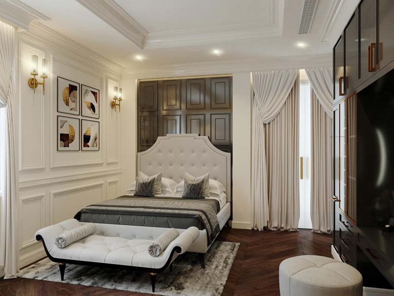 Thi công nội thất chú trọng màu sắc hài hòa, phù hợp