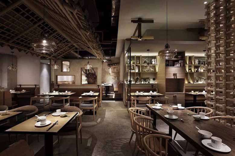 Nội thất nhà hàng phong cách hiện đại, sang trọng