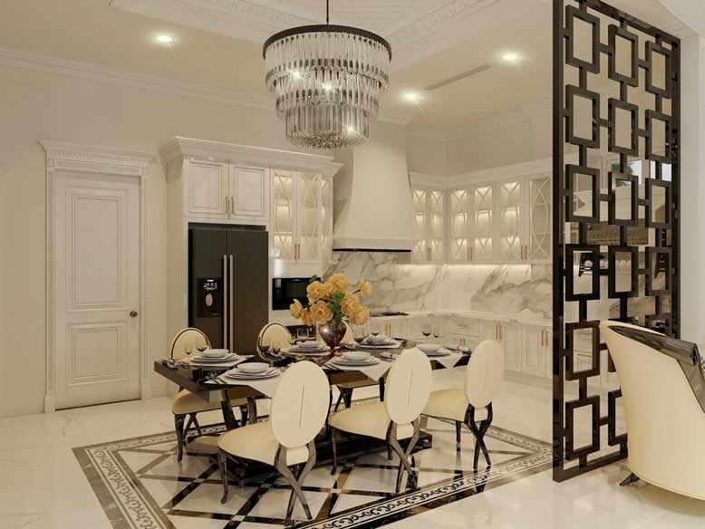 Trong phong cách tân cổ điển cần dung hòa giữa nét cổ điển và hiện đại