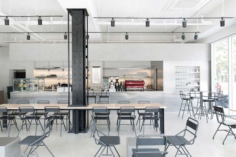 thiết kế quán cafe phong cách hiện đại