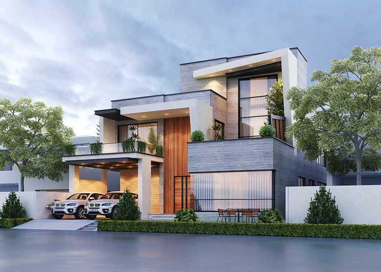 Thi công biệt thự mang vẻ đẹp phóng khoáng