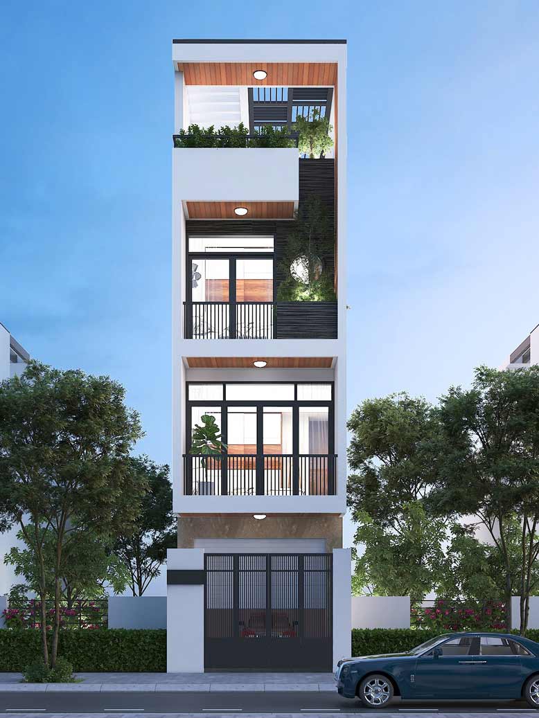 Thiết kế kiến trúc nhà phố