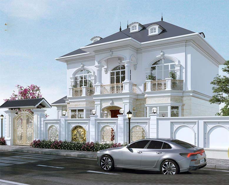Thiết kế kiến trúc biệt thự tân cổ điển