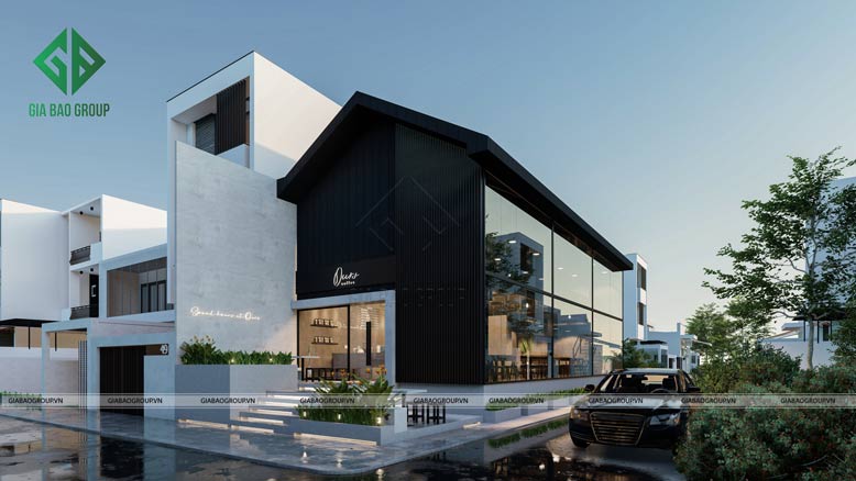 Thiết kế kiến trúc quán cafe