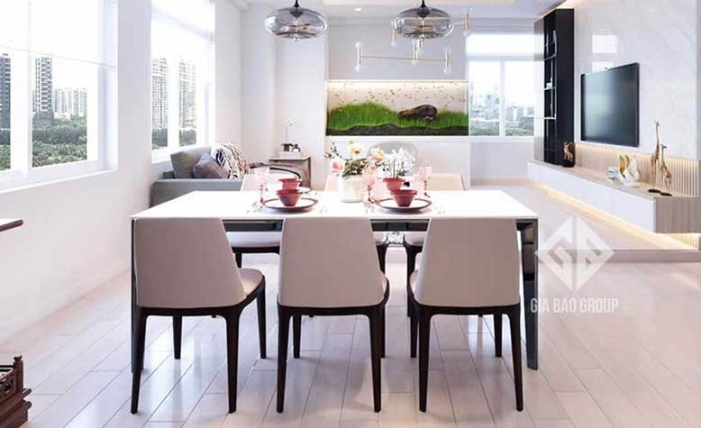 Thiết kế kiến trúc cho phòng ăn