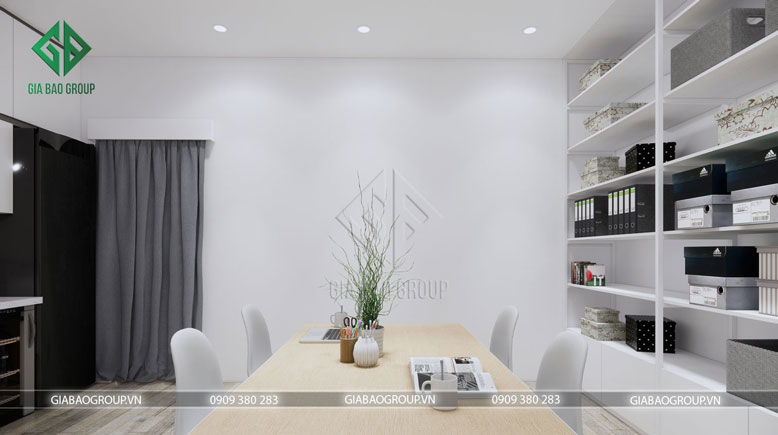 Bố trí khu vực làm việc cho nhân viên của shop