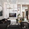 Mẫu nội thất biệt thự hiện đại, thiết kế gỗ c.Hân – Hóc Môn