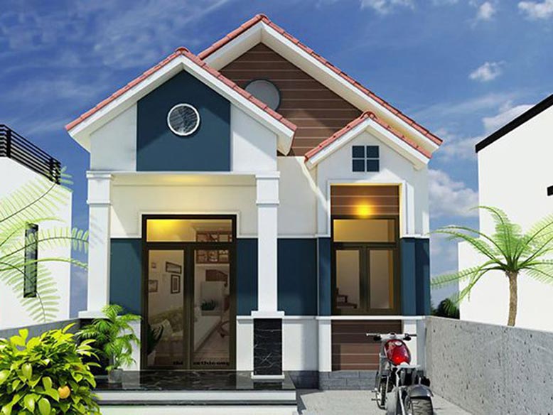 nhà 1 tầng 1 tum vừa mang vẻ đẹp thẩm mỹ cao